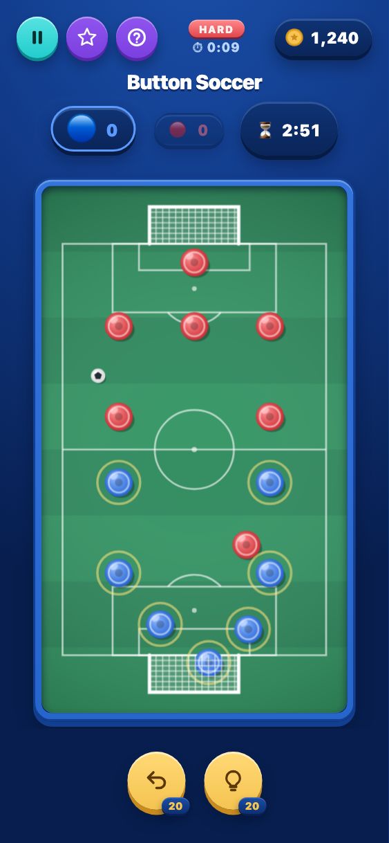 Button Soccer - Hard
