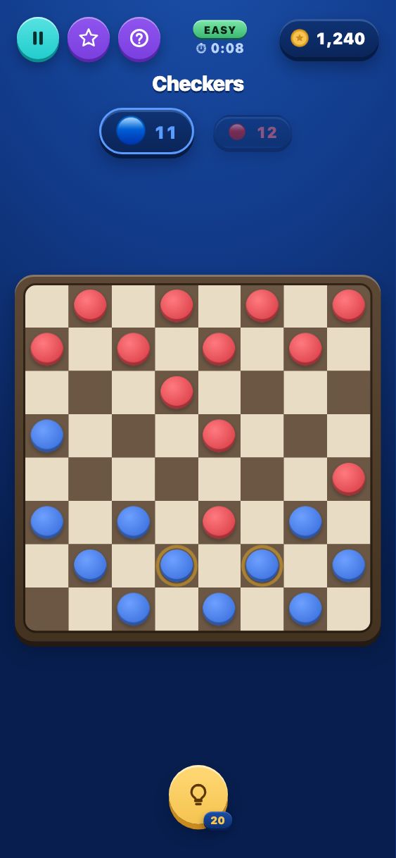 Checkers - Easy