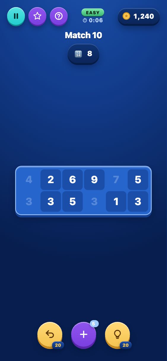 Match 10 - Easy