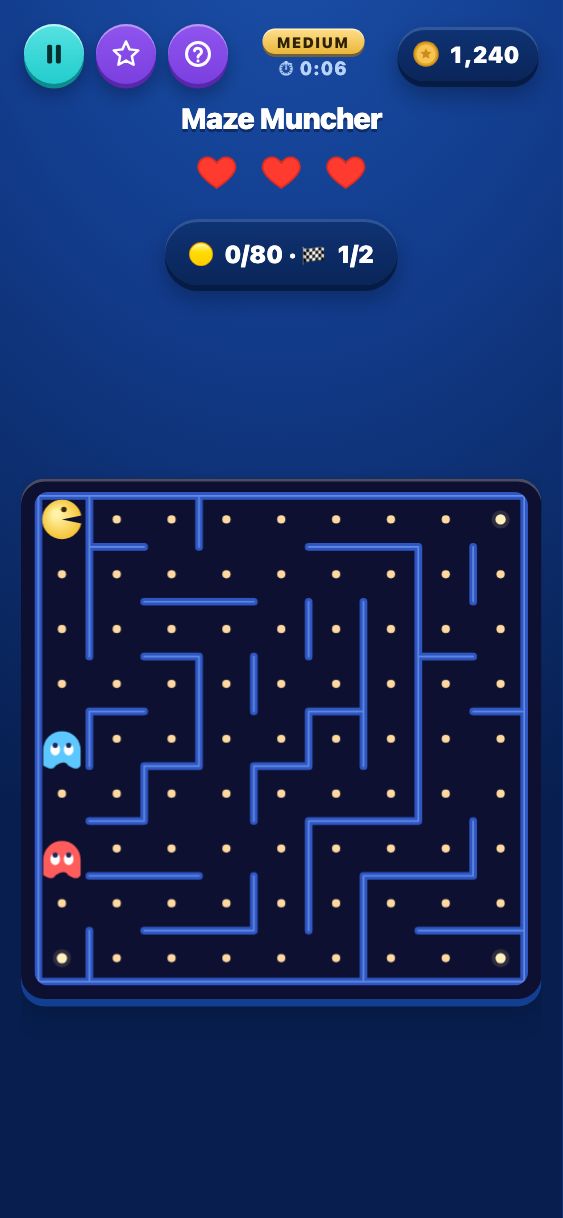 Maze Muncher - Medium