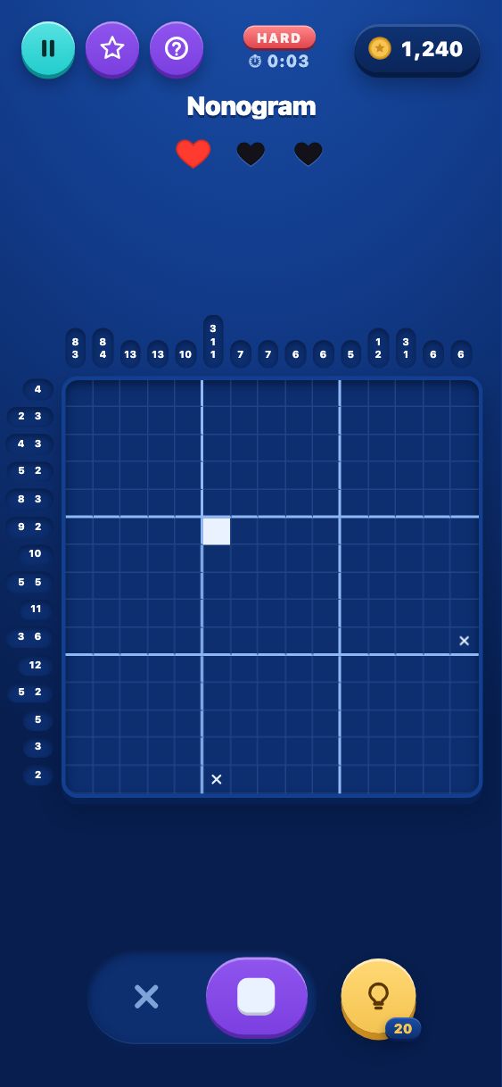 Nonogram - Hard
