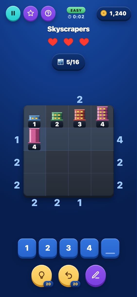 Skyscrapers - Easy