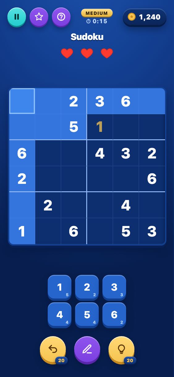 Sudoku - Medium