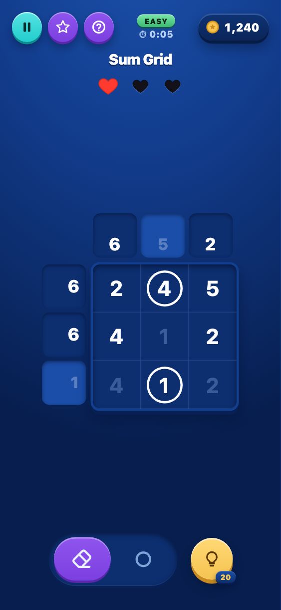 Sum Grid - Easy