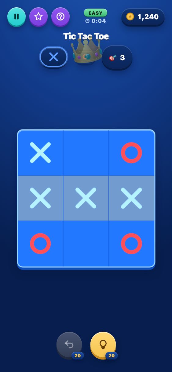 Tic Tac Toe - Easy