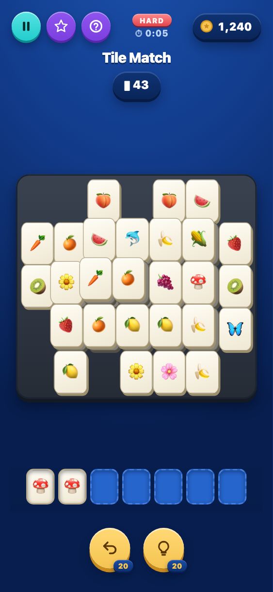 Tile Match - Hard