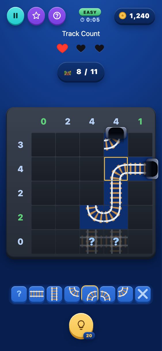 Track Count - Easy